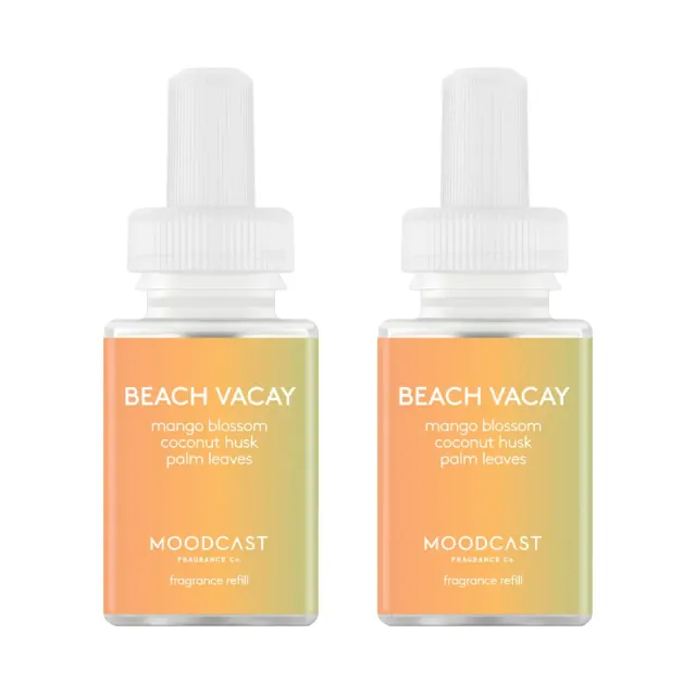 Pura 2pk Moodcast Beach Vacay Smart Vial Fragrance Refills