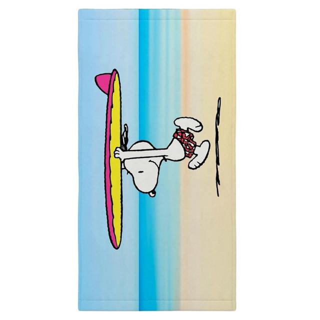 Franco Collectibles Peanuts Snoopy Super Soft Cotton Bath/Pool/Beach Towel, 60 in x 30 in, (100% Officially Licensed Product)