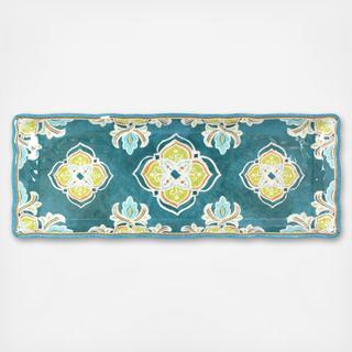 Tangerine Melamine Baguette Tray