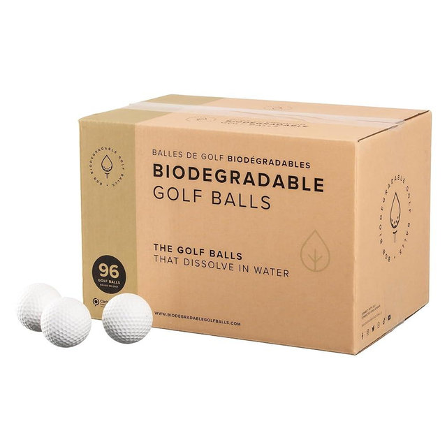 Biodegradable Golf Balls BGB Water Dissolvable | Eco Friendly Golf Gift | Water Soluble | Perfect for Outdoor Practice | Dissolves in 2-4 Weeks (96)