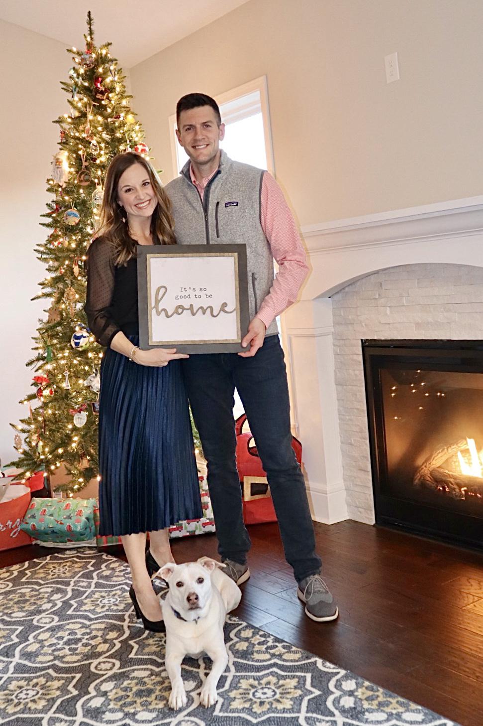 First picture in our new house a few days before Christmas 2019