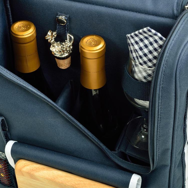 Picnic at Ascot, Insulated 2-Bottle Wine Carrier with Glasses, Blanket &  Accessories | Zola