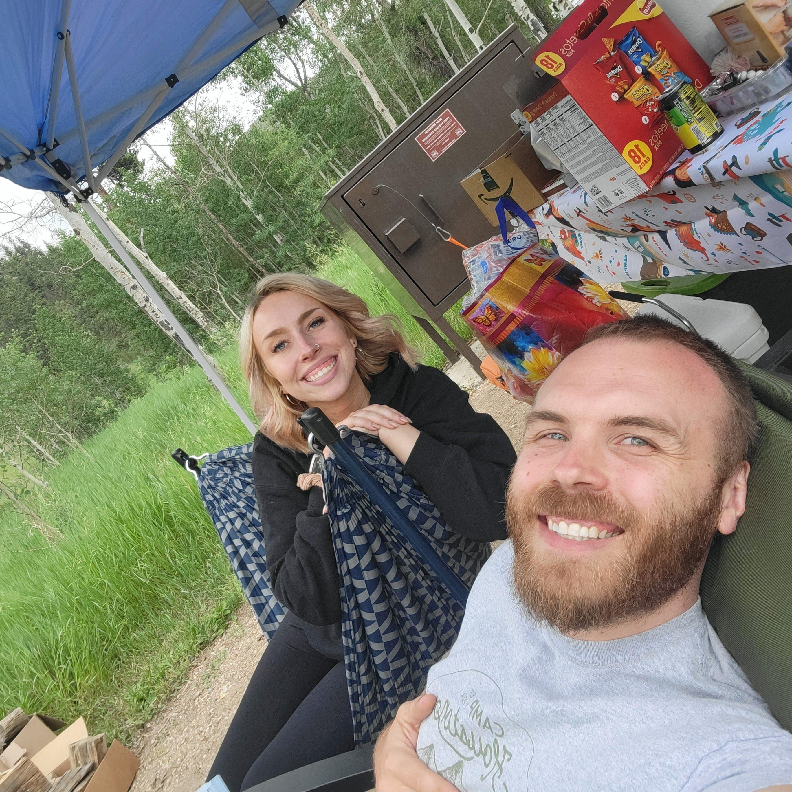 1st camping trip just the 2 of us