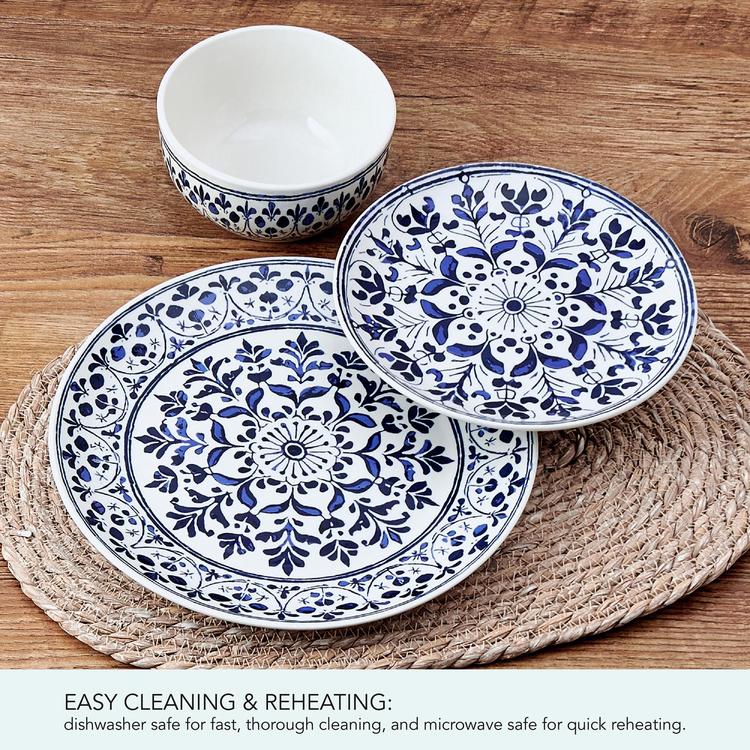 Pfaltzgraff, Medallion Radiance 12-Piece Dinnerware Set, Service