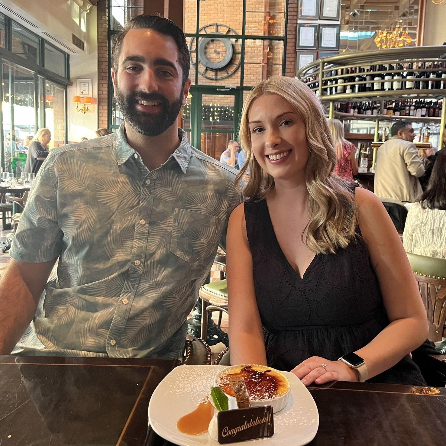 Engagement celebration dinner in Vancouver, June 2024