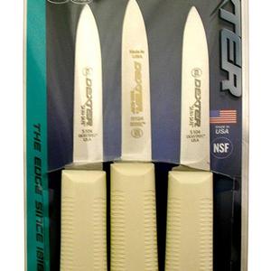Dexter Russell Cutlery - Dexter Russell S104-3PCP Sani-Safe 3-1/4 Paring Knives - 3/PK