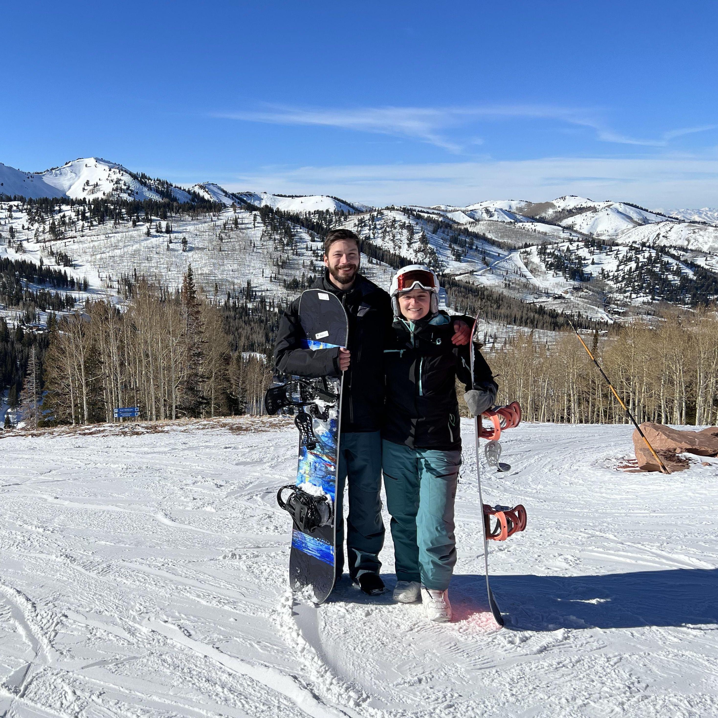February 2022 - Park City, Utah. As Dana's Nephew Ezra would say "Shred the gnar!"