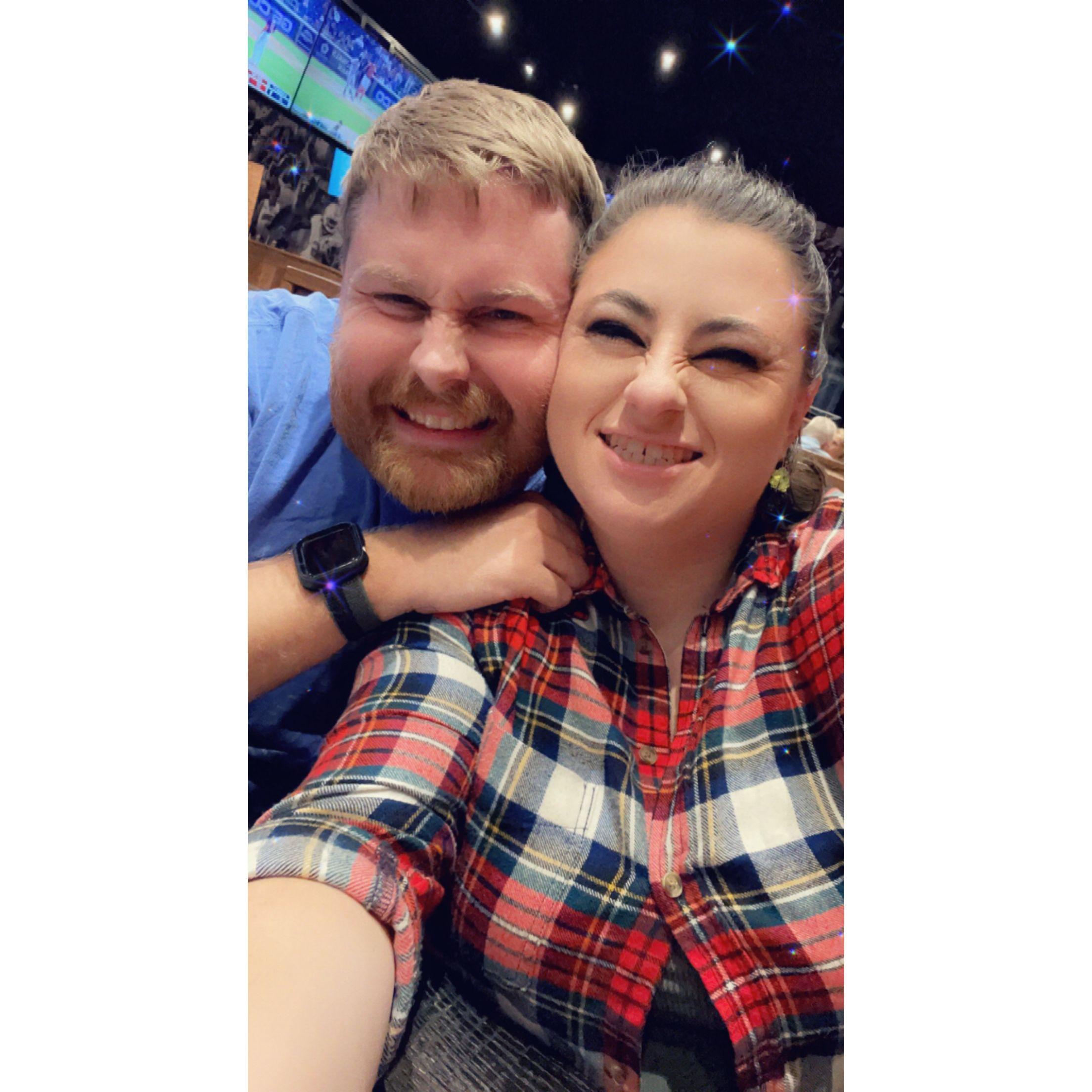 us being our typically goofy selves