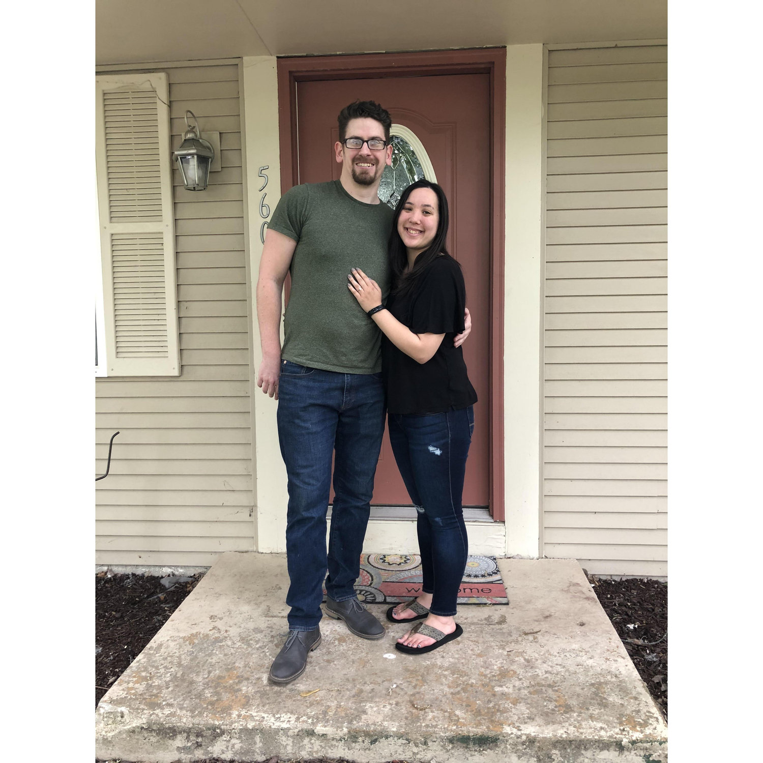 Nathan proposed to Faith inside their home right after closing on May 14, 2021.