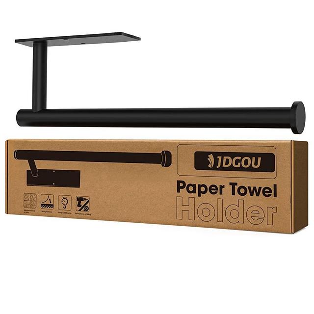 1pc Paper Towel Holder, Self Adhesive Or Drilling, Paper Towel Holder Under  Cabinet, Paper Towel Holder Wall Mount Waterproof And Rustproof, Perfect K