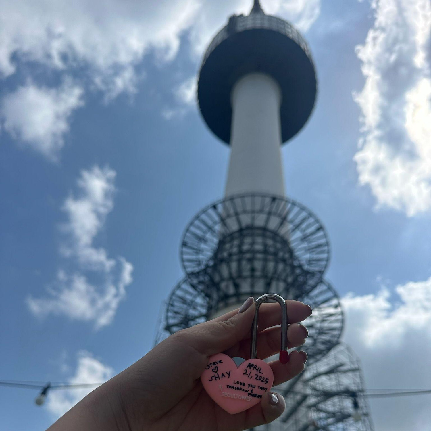 Our lock at Namsan Tower, South Korea