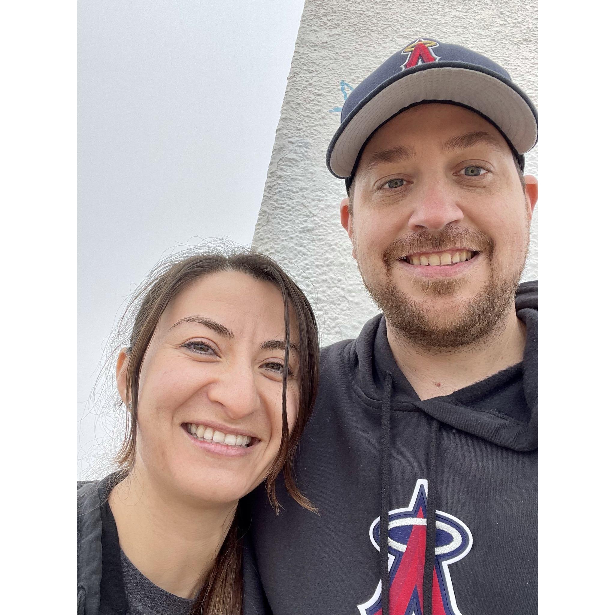 Our  second date, we went on a hike. It was perfect weather. And great view of the city from the top.