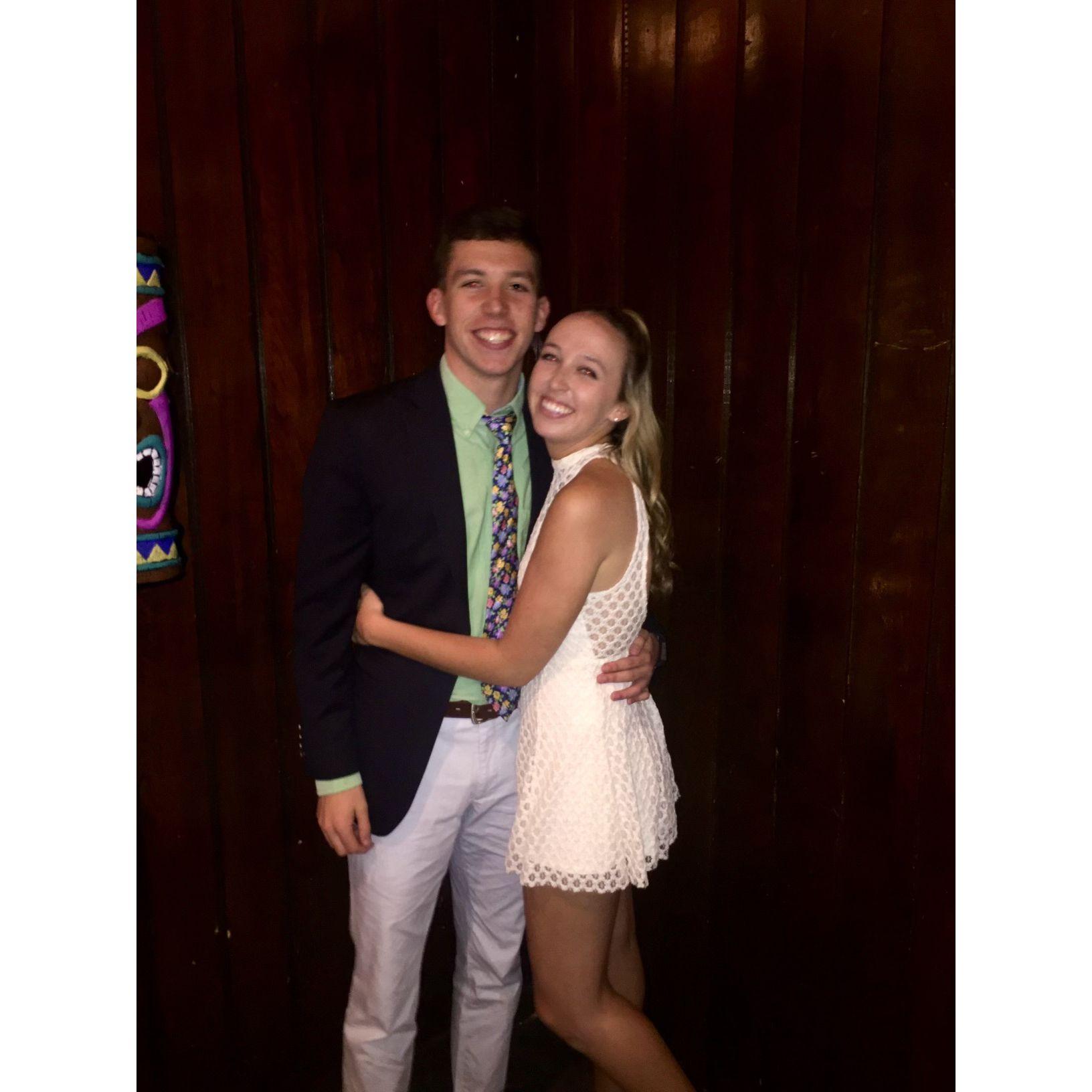 Thomas and Caroline officially started dating the night of AGR Spring 2016 Formal!
