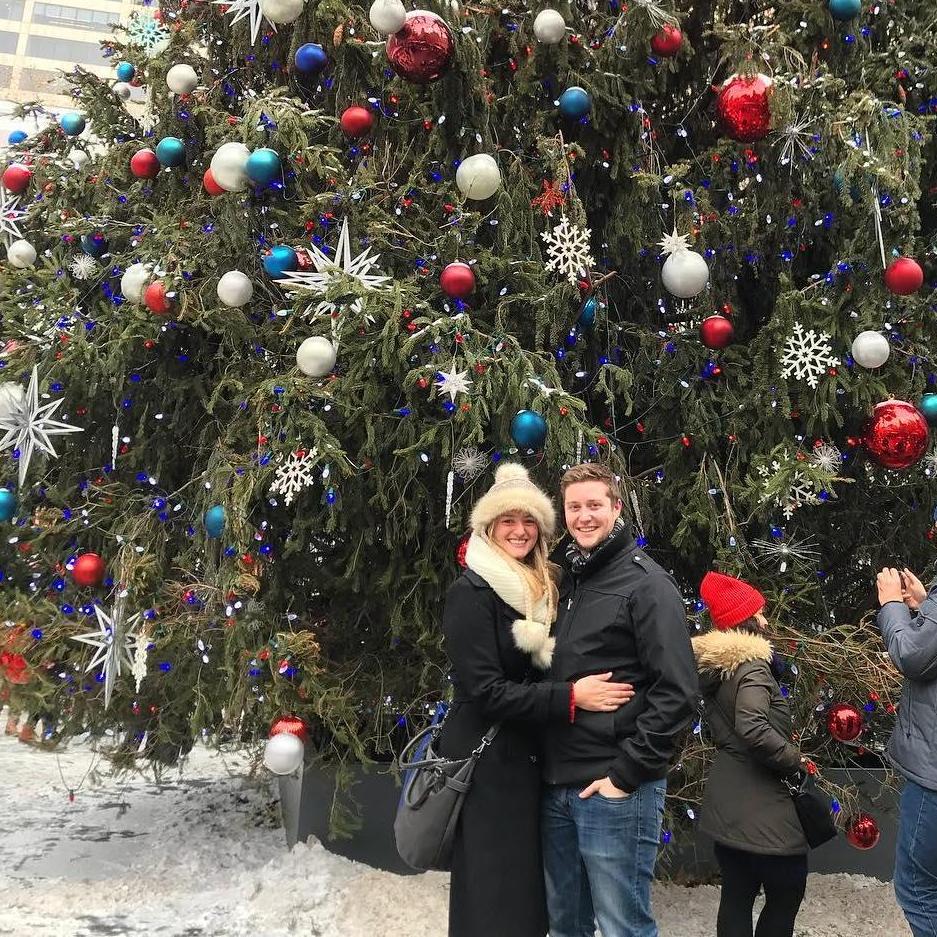 Our first time celebrating Christmas in the NYC