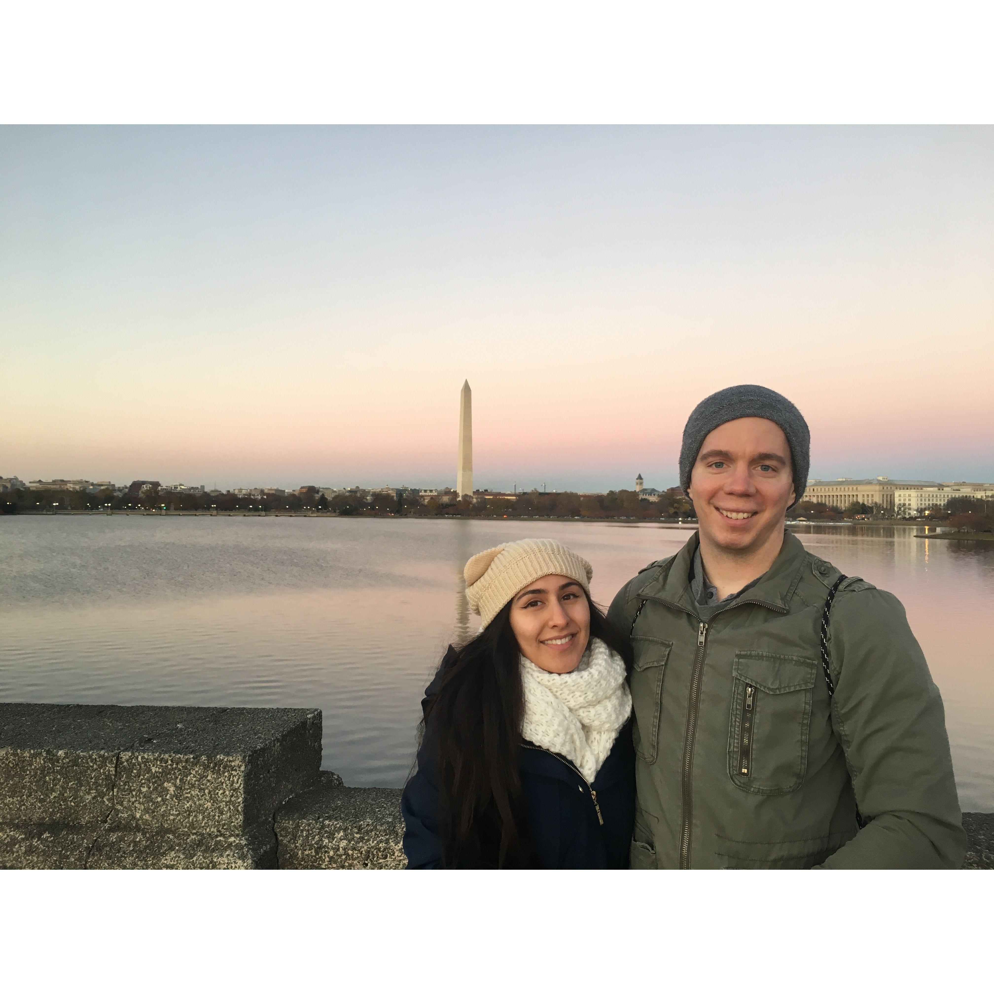 Tidal Basin in Washington, DC - December 2017
