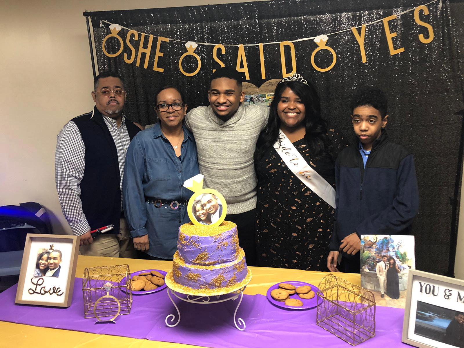 Grooms family