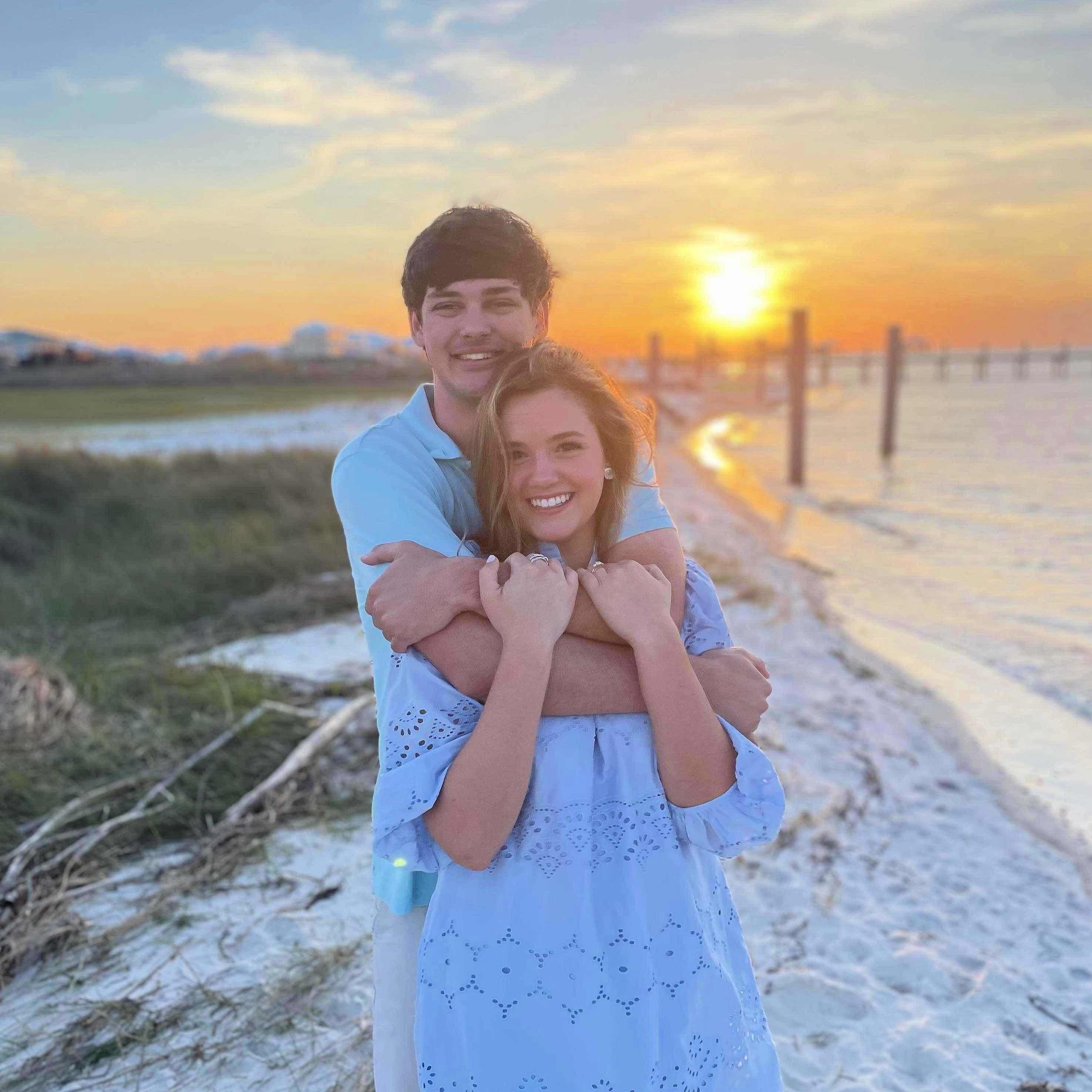 Dauphin Island engagement weekend