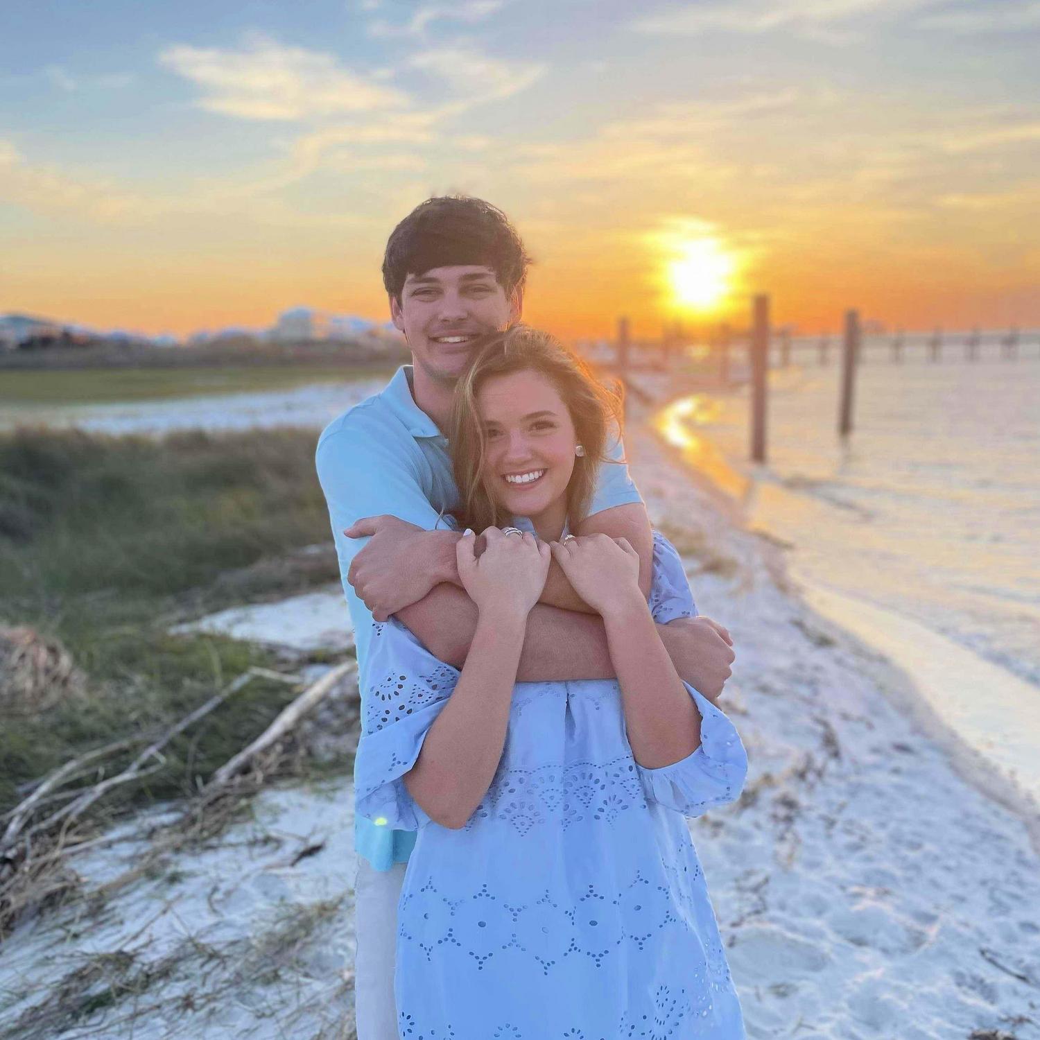 Dauphin Island engagement weekend