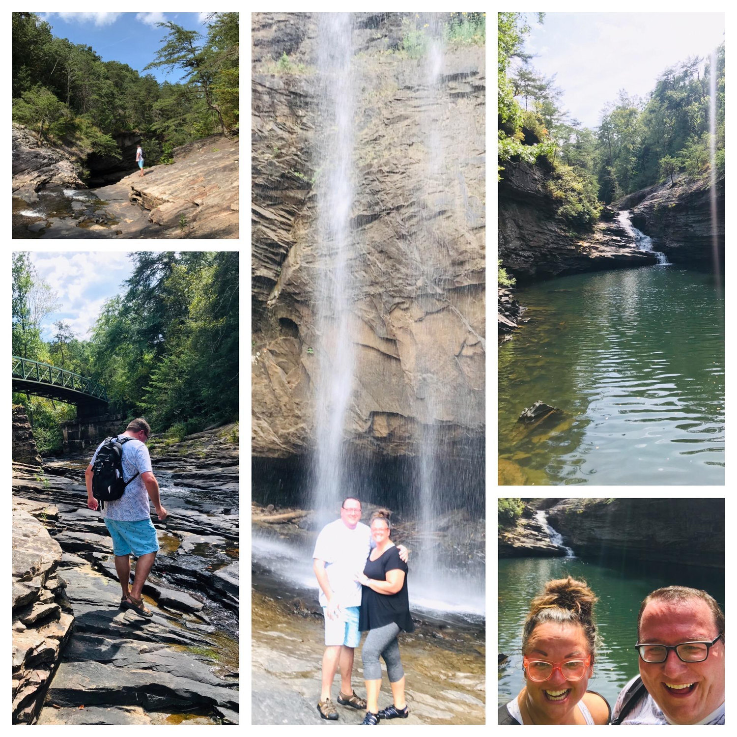 Our first hike together, Lula Lake Land Trust, Lookout Mountian, GA
