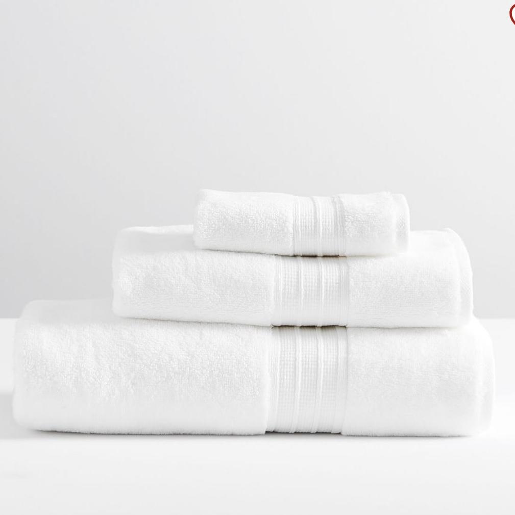 Hydrocotton Organic Quick-Dry Towels Hand Towel White