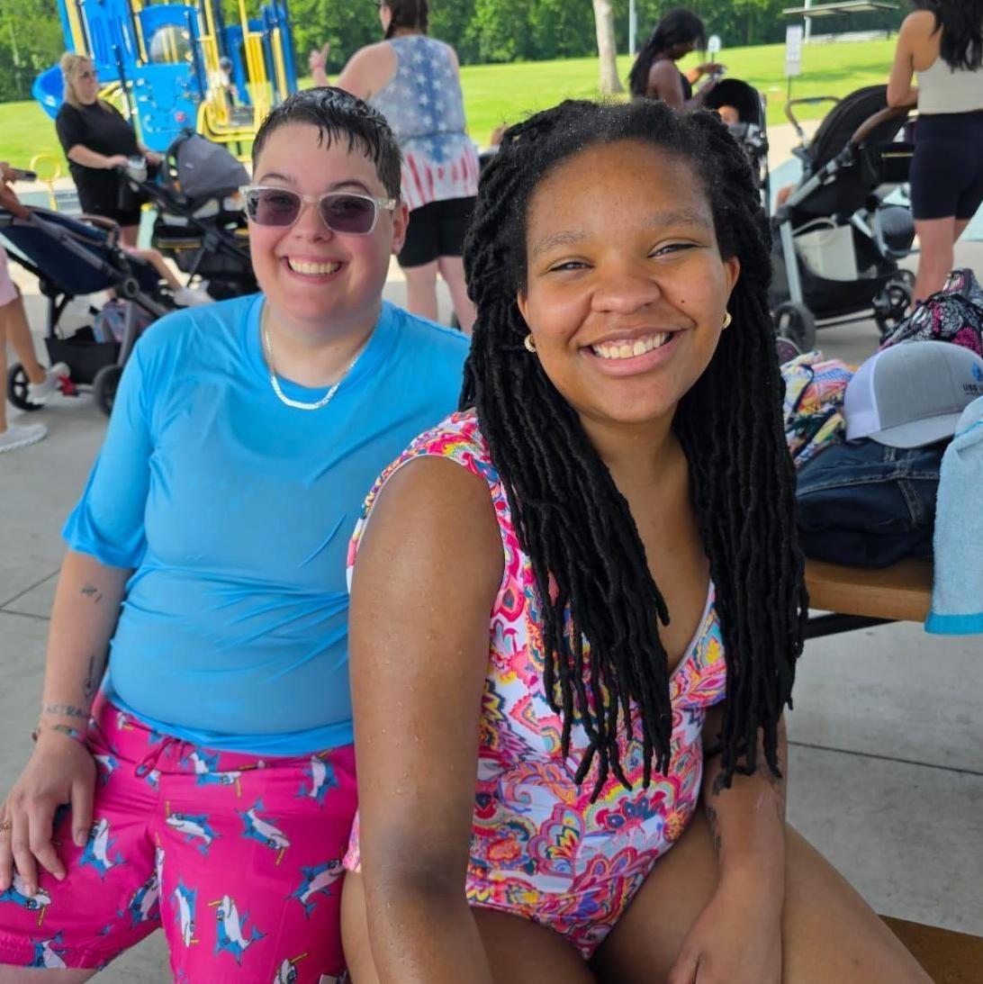 Fun at the splash pad!