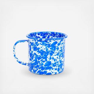 Splatter Enamelware Mug, Set of 4