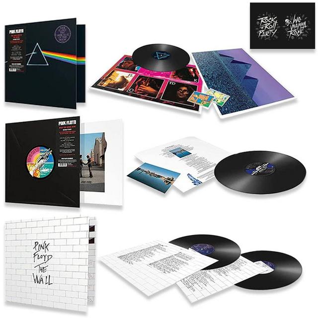 Pink Floyd "Classic Collection" Wish You Were Here / The Wall / Dark Side Of The Moon Including Bonus Art Card