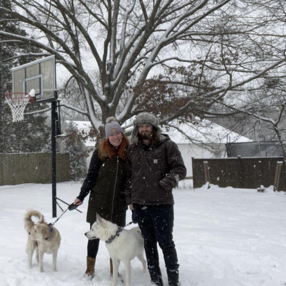 First snow day in our house (making the best of our quarantine time when we had Covid)
January 2022