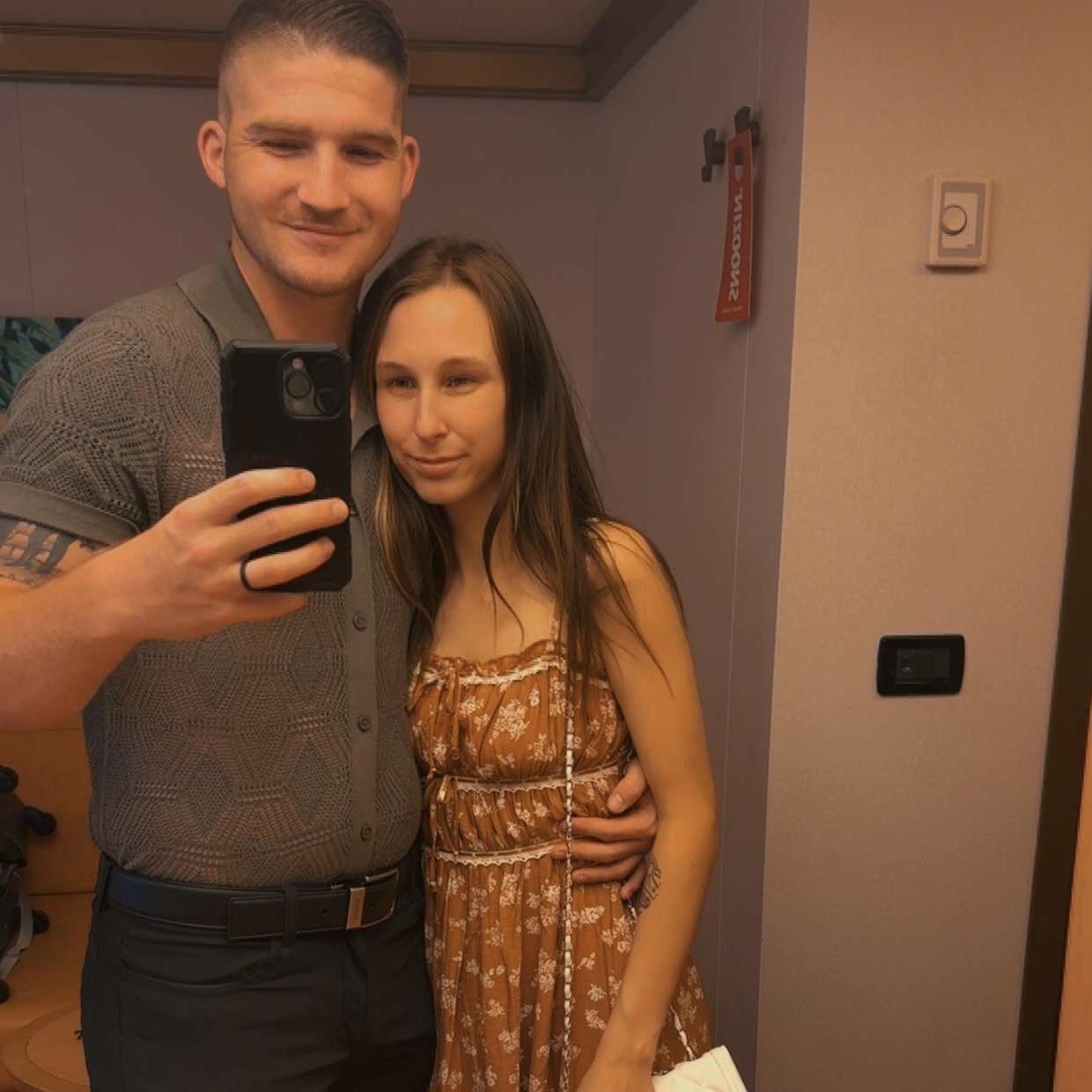 The first night of our second cruise together.