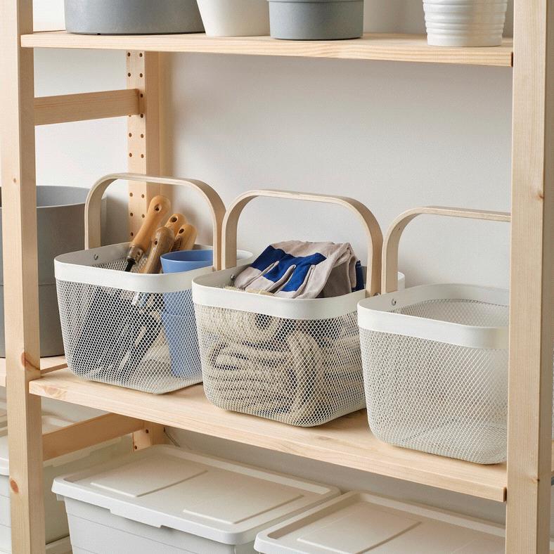 RISATORPWire basket, white9 ¾x10 ¼x7 "