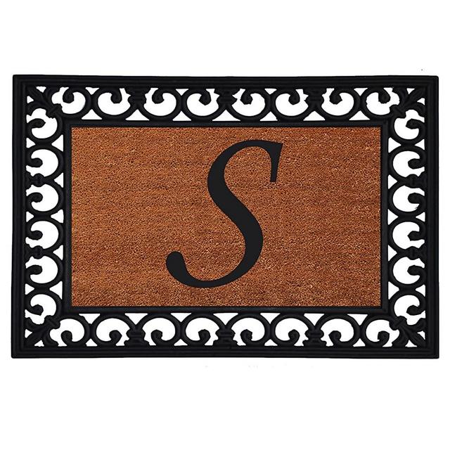 Calloway Mills 180041925S Monogram Insert Doormat 19" x 25" (Letter S)