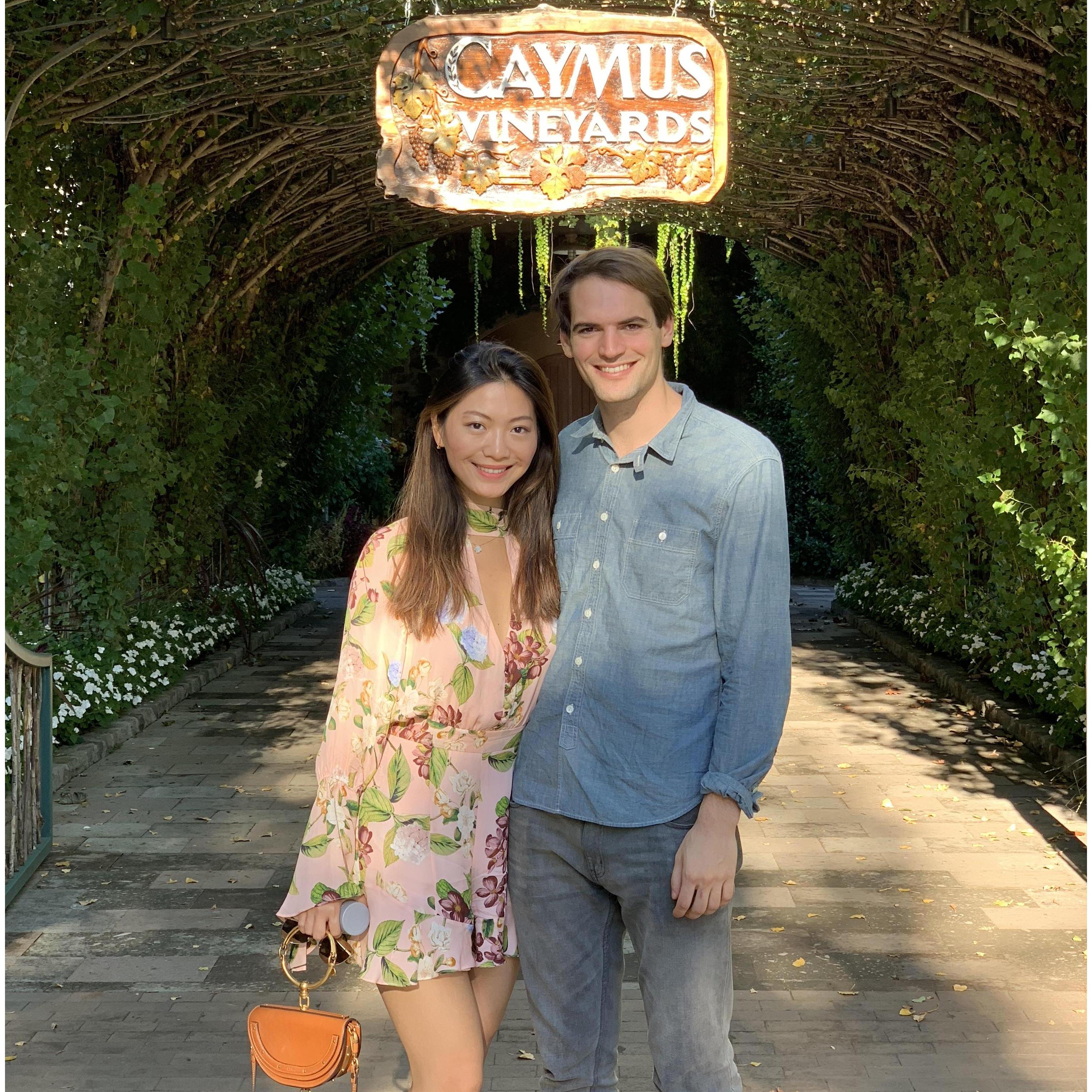 Wine tasting in Napa :) One of our favorite activities while living in SF!