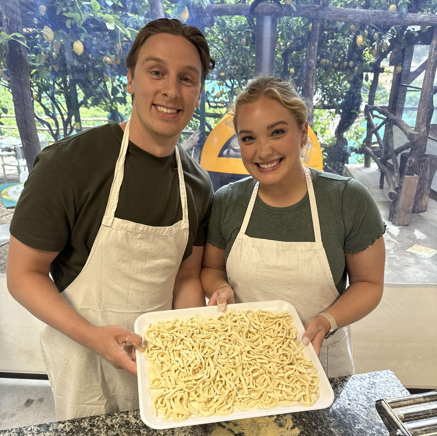 May 2024 - Our Italy trip to celebrate med school graduation! I thought Chris might propose but he held out for two more months.