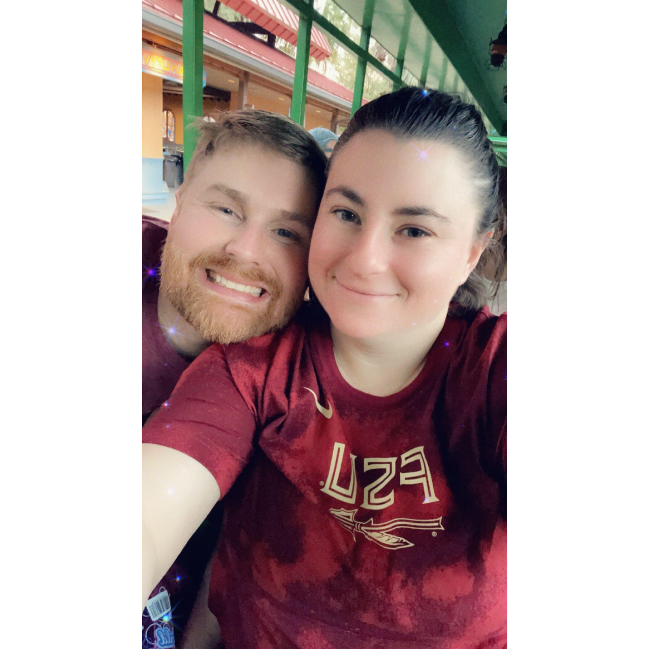 Busch Gardens and meeting the fam