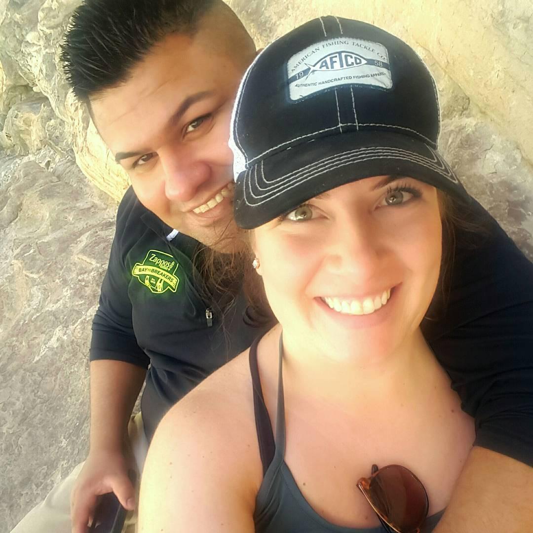 One of our very first dates, and our first official picture as a couple!