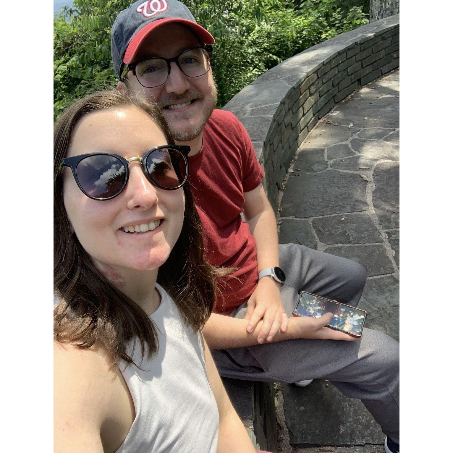 Stop along the Blue Ridge Parkway, July 2024
