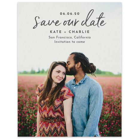 Save The Date Cards For Weddings Free Shipping Zola