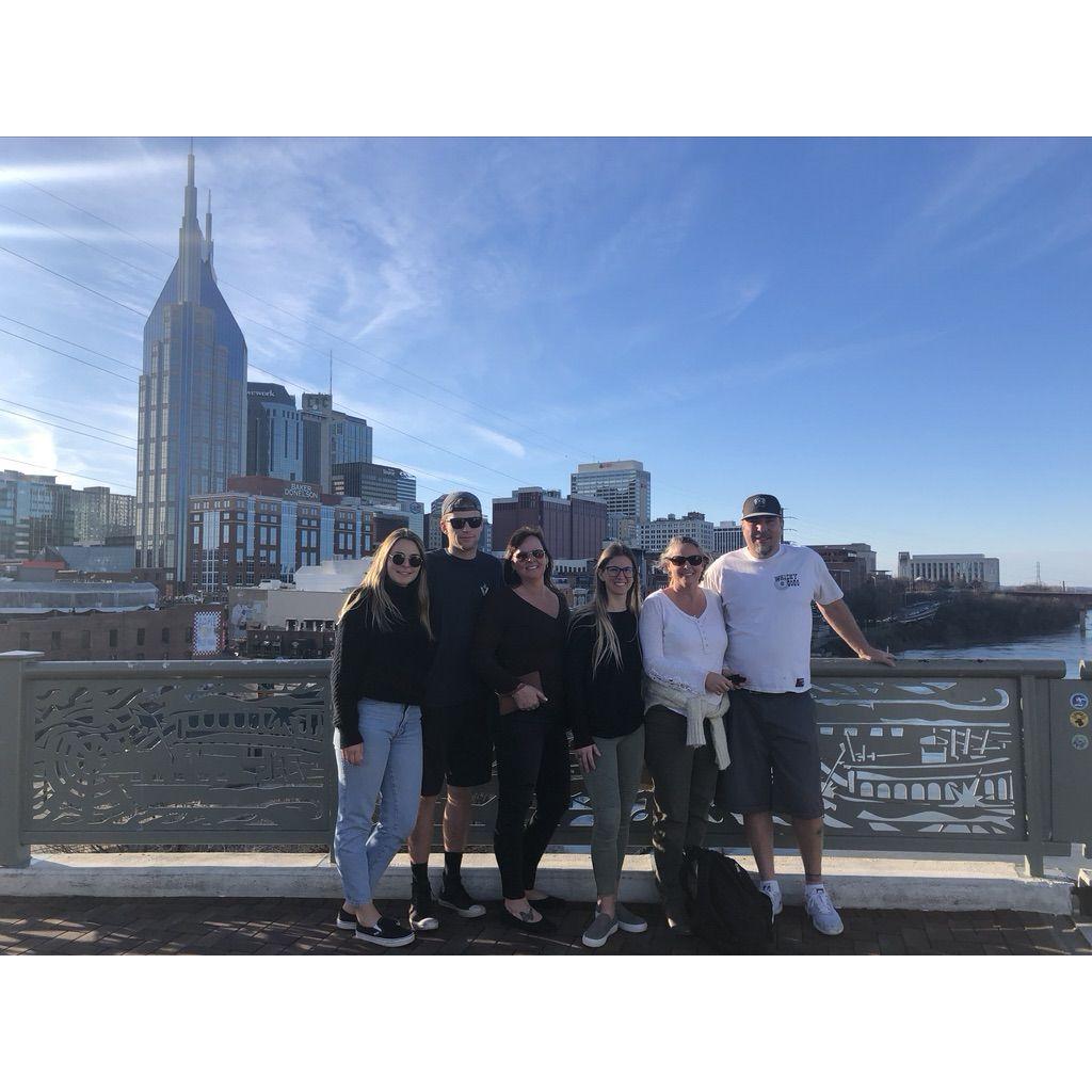 First time Dane traveled with Carissa's family and the first time we said I love you! - Nashville - February 2020