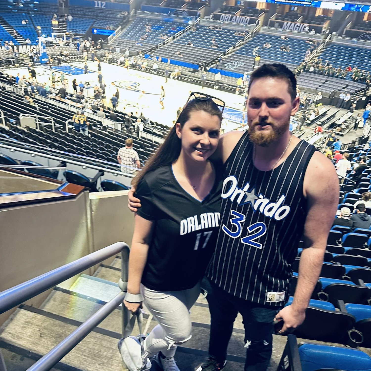 Our first Orlando Magic game together