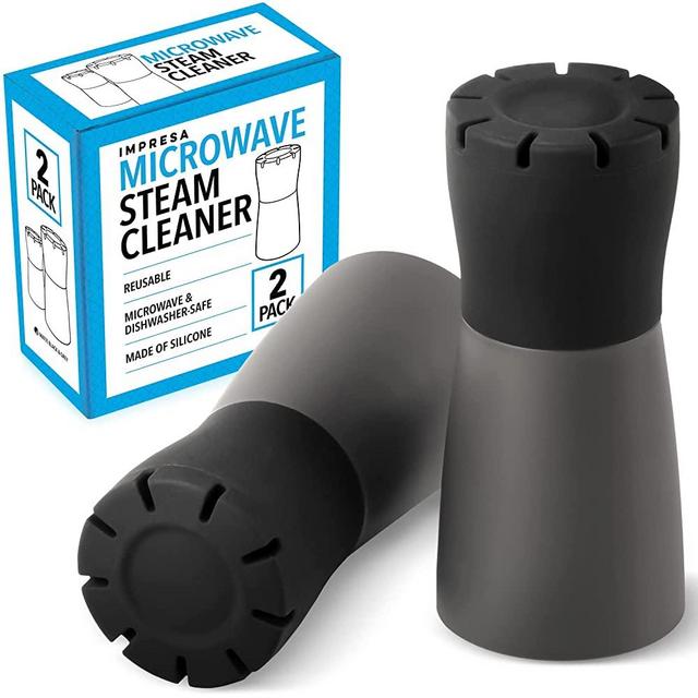 [2 Pack] Microwave Steam Cleaner for Quick and Effortless Cleaning - Microwave Cleaner Steam Device to Make Your Microwave Spotless - Just Add Vinegar and Water to Rid Your Microwave of Grime and Odor