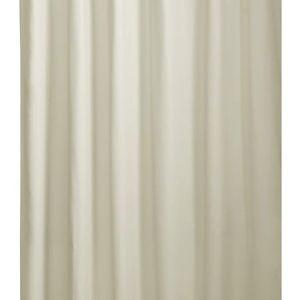 Zenna Home Water Repellent Shower Curtain Liner, Soft Microfiber Fabric Shower Liner or Curtain for Bathroom, Bone Colored, Machine Washable, with Weighted Hem, 70 x 72 Inch