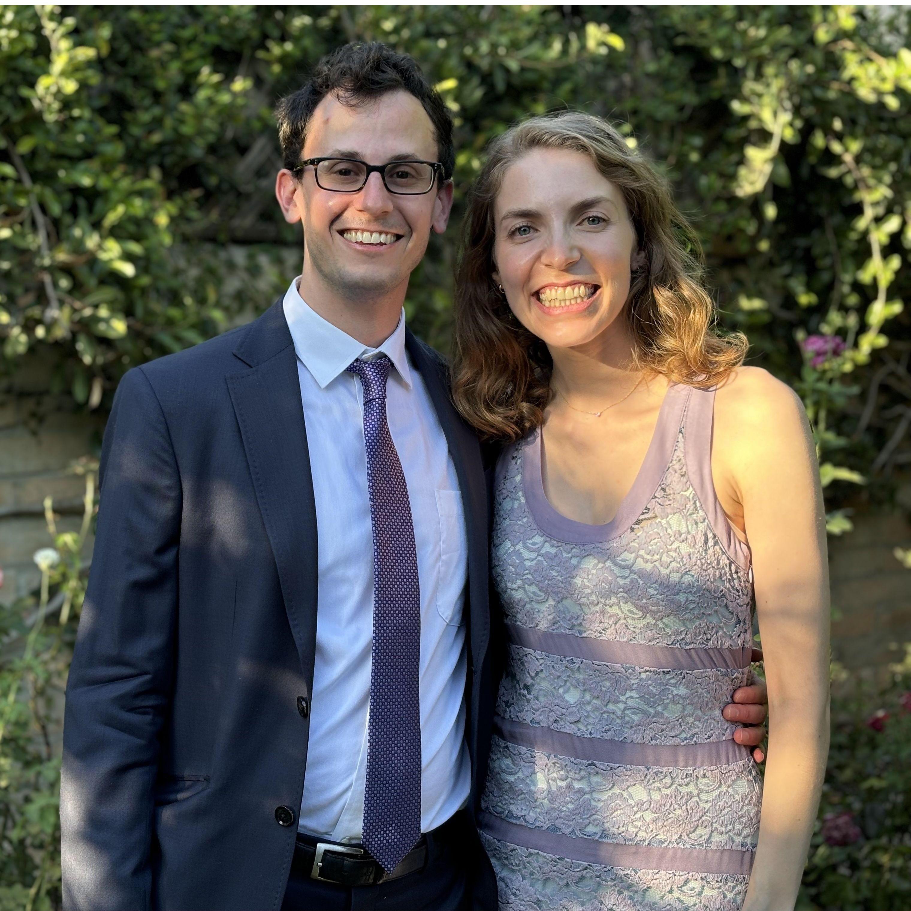 Celebrating Chandler and Caroline's wedding!
