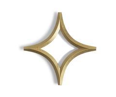 Futagami Brass Star Trivet
