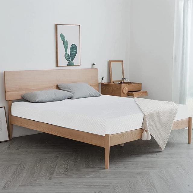 FDW 6/8/10/12 inch Gel Memory Foam Mattress for Cool Sleep & Pressure Relief, Medium Firm Mattresses CertiPUR-US Certified/Bed-in-a-Box/Pressure Relieving (8 in, Queen)
