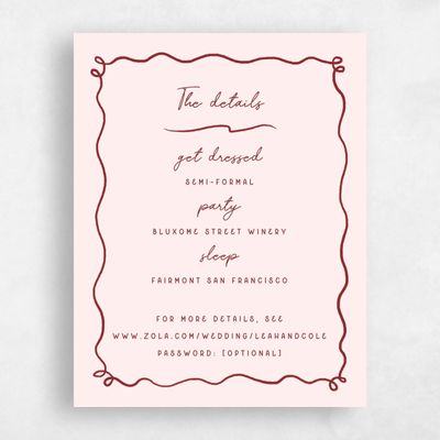 Lightest Blush, Pink Wedding Enclosure - Nesso