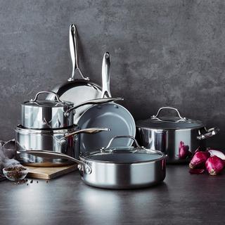 Valencia Pro Stainless Steel 10-Piece Cookware Set