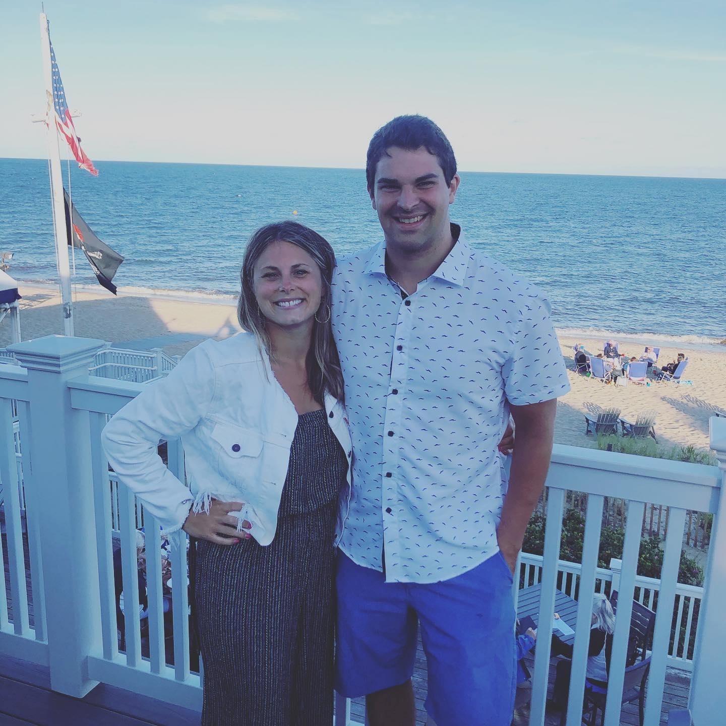 At the Lure during what was supposed to be our original wedding date last summer. We had a blast with our friends and family despite the circumstances.