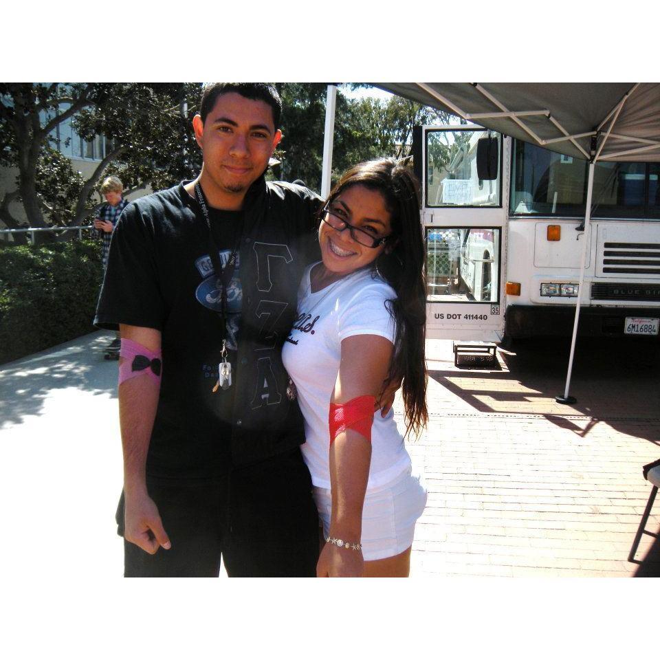 Couples that give blood together, stay together. haha