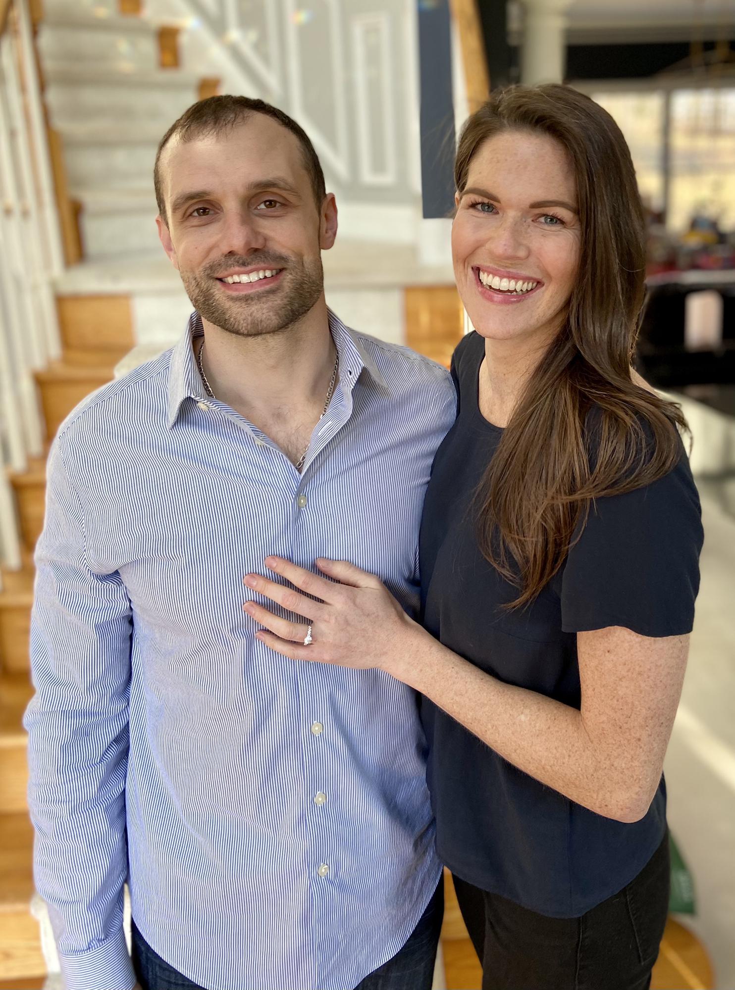Post engagement photo op in Philly with family while celebrating Bethany's Mom's birthday in March 2021.