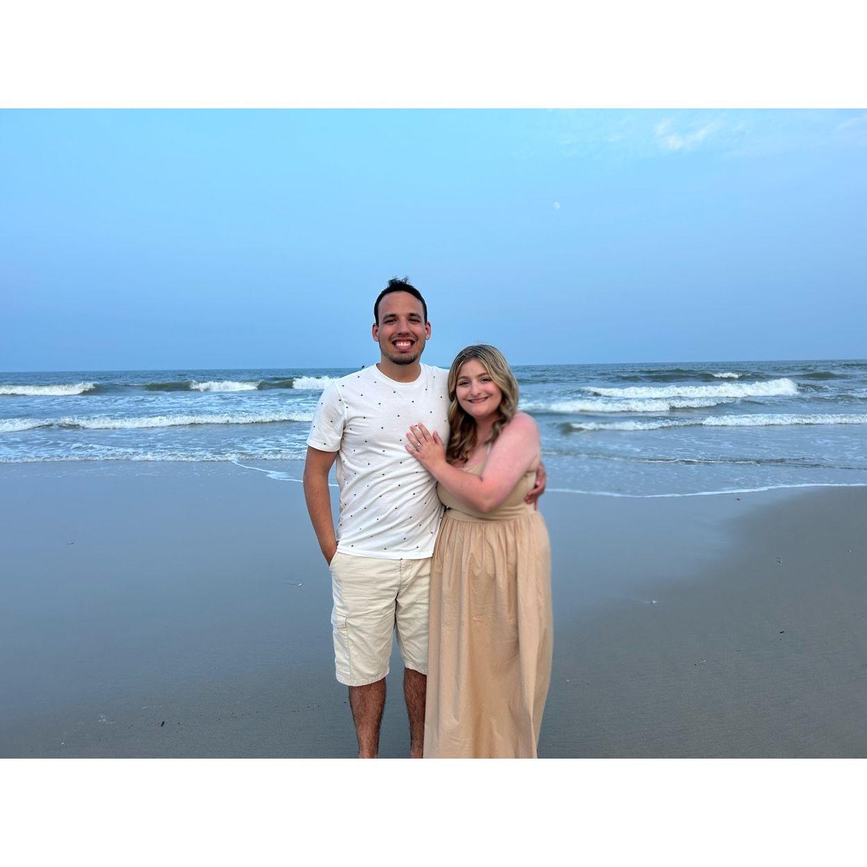 Our first beach trip together :)